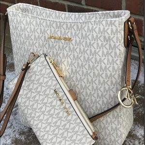 MK signature handbag with wallet